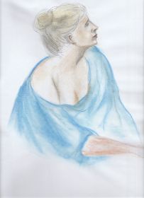 Figuurstudie naar Watteau, schets in potlood en pastel.jpg